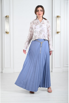 تنورة بيليسيه بسلسال على الخصر تنورة بيليسيه بسلسال على الخصر