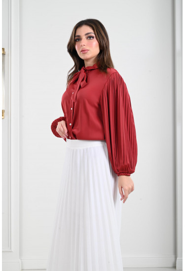 تنورة نسائية بيليسية بخصر مطاطي تنورة نسائية بيليسية بخصر مطاطي