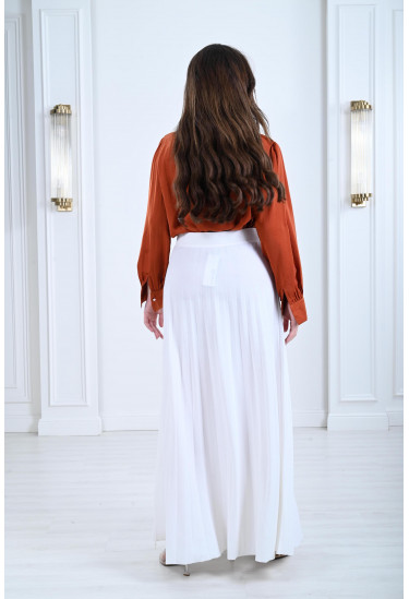 بلوزة نسائية برابطة عنق ناعمة بلوزة نسائية برابطة عنق ناعمة