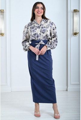 تنورة كاجوال فلوري