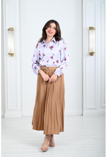 بلوزة نسائية مشجرة 