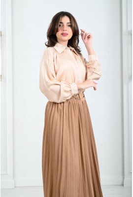بلوزة ستان نسائية أنيقة