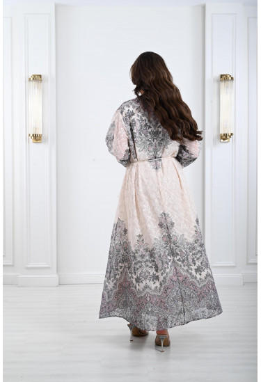 جلابية نسائية بتطريز فاخر جلابية نسائية بتطريز فاخر