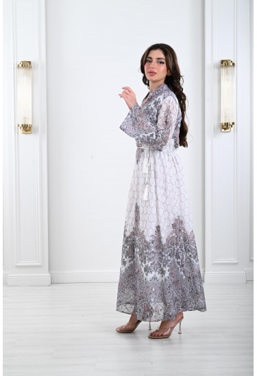 جلابية نسائية بتطريز فاخر جلابية نسائية بتطريز فاخر