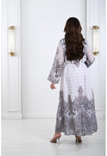 جلابية نسائية بتطريز فاخر جلابية نسائية بتطريز فاخر