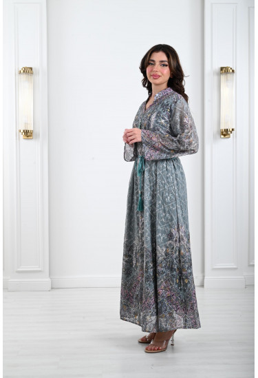 جلابية نسائية بتطريز فاخر جلابية نسائية بتطريز فاخر