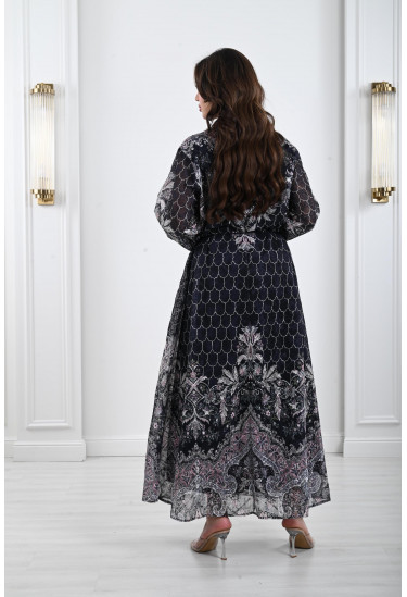 جلابية نسائية بتطريز فاخر جلابية نسائية بتطريز فاخر