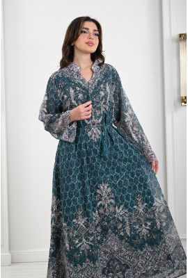 جلابية نسائية بتطريز فاخر 