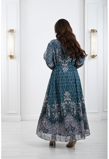 جلابية نسائية بتطريز فاخر جلابية نسائية بتطريز فاخر