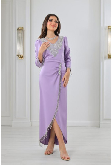 فستان نسائي للسهرات و المناسبات مطرز