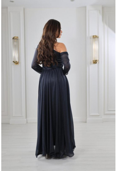 فستان سهرة نسائي لامع