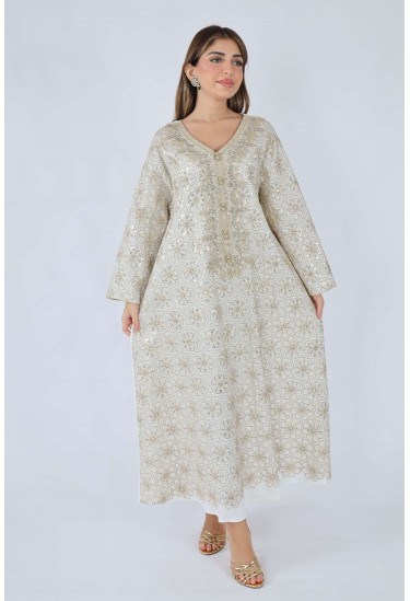 جلابية نسائية شرقية فاخرة 