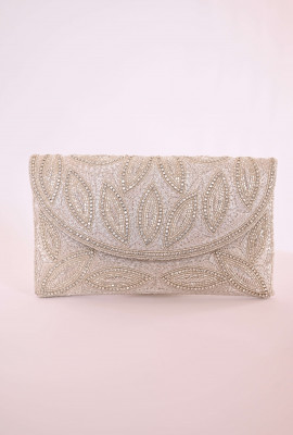 كلاتش البريق الملكي مع خرز وكريستال