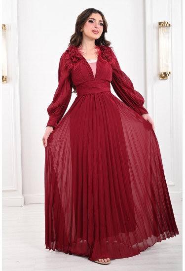 فستان نسائي بطلة انسيابية