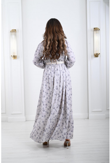 فستان نسائي بنقوشات رقيقة و ناعمة فستان نسائي بنقوشات رقيقة و ناعمة