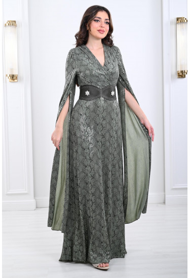 فساتين سهرة نسائية براقة 