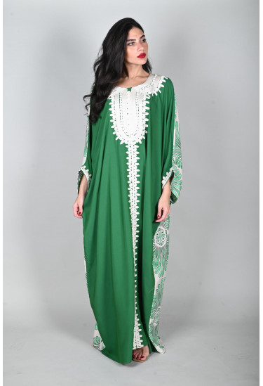 جلابية نسائية بنمط كيمونو فضفاض