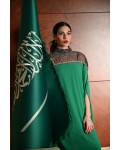جلابية نسائية بنمط تراثي سعودي فاخر جلابية نسائية بنمط تراثي سعودي فاخر