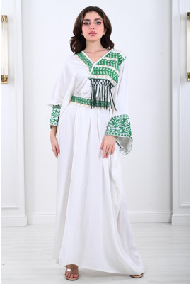 جلابية نسائية لليوم الوطني السعودي