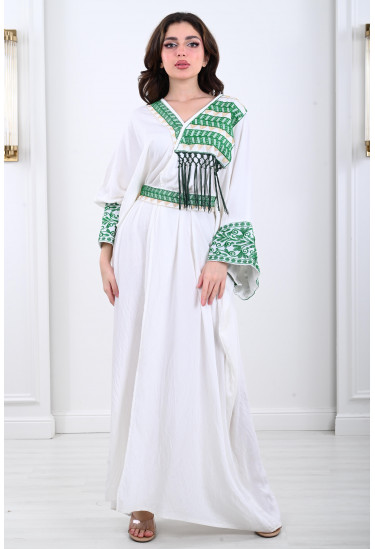 جلابية نسائية لليوم الوطني السعودي