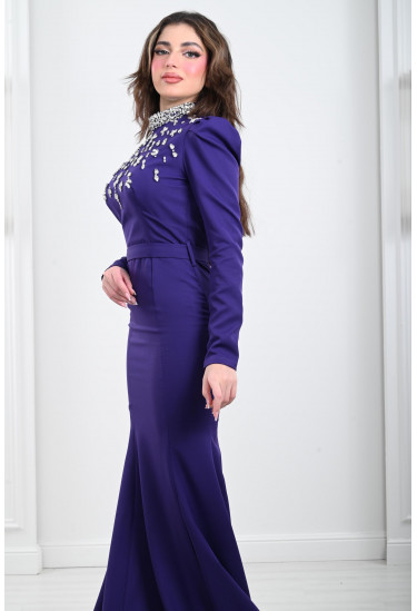 فستان سهرة مرميد مطرز فستان سهرة مرميد مطرز