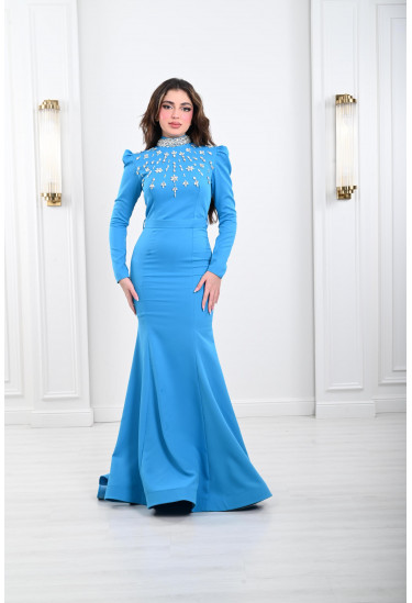 فستان سهرة مرميد مطرز فستان سهرة مرميد مطرز