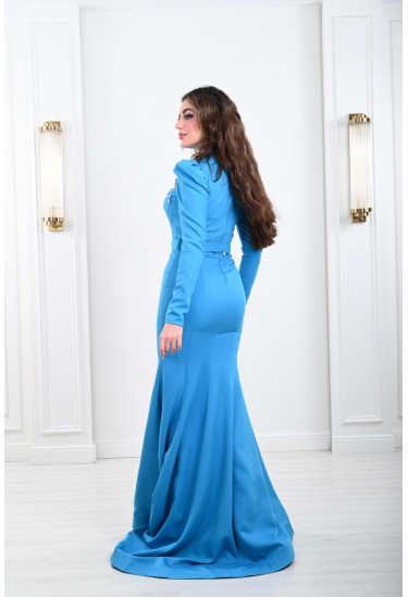 فستان سهرة مرميد مطرز فستان سهرة مرميد مطرز