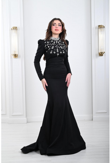 فستان سهرة مرميد مطرز فستان سهرة مرميد مطرز