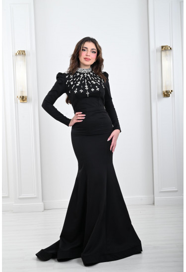 فستان سهرة مرميد مطرز فستان سهرة مرميد مطرز