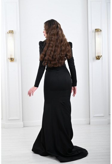 فستان سهرة مرميد مطرز فستان سهرة مرميد مطرز