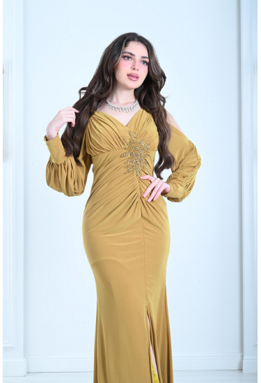 فستان سهرة نسائي درابيه فستان سهرة نسائي درابيه