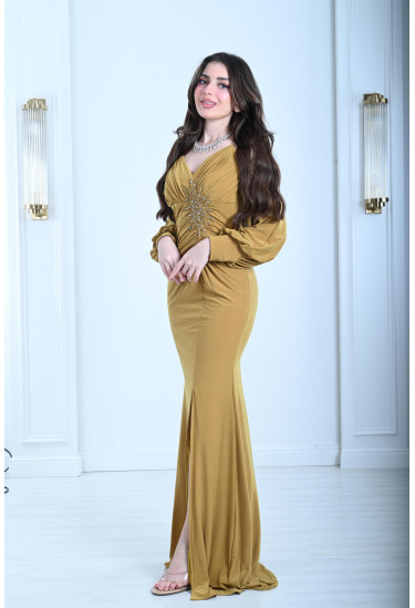 فستان سهرة نسائي درابيه فستان سهرة نسائي درابيه