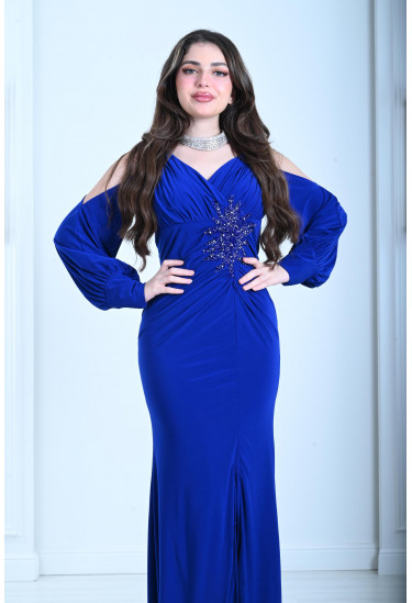 فستان سهرة نسائي درابيه فستان سهرة نسائي درابيه