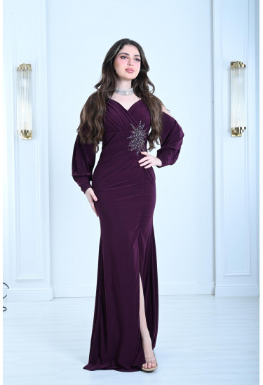 فستان سهرة نسائي درابيه فستان سهرة نسائي درابيه