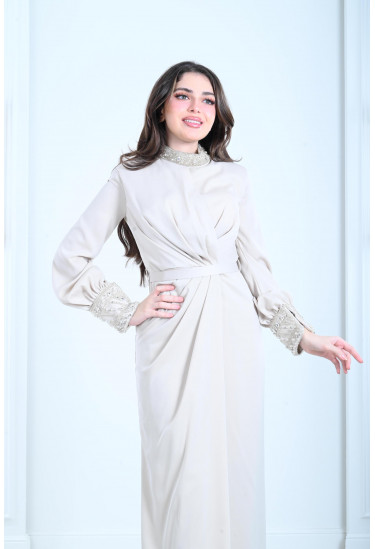 فستان سهرة للنساء مطرز