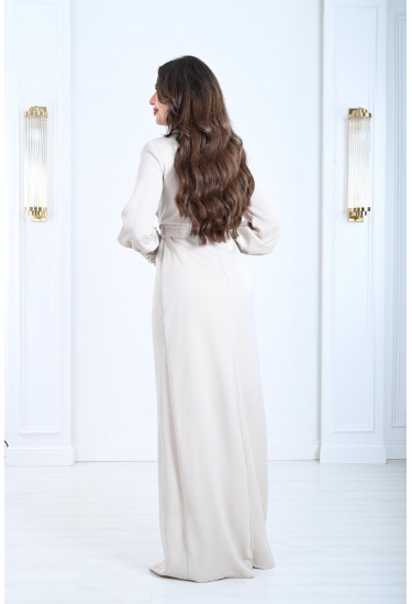 فستان سهرة للنساء مطرز