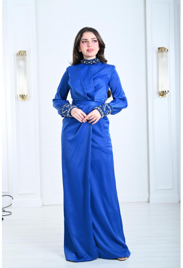 فستان سهرة للنساء مطرز