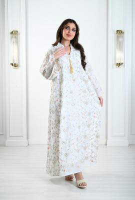 جلابية نسائية بتفاصيل ساحرة 