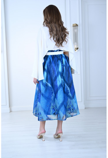 فستان ميدي بتصميم مميز ورائع