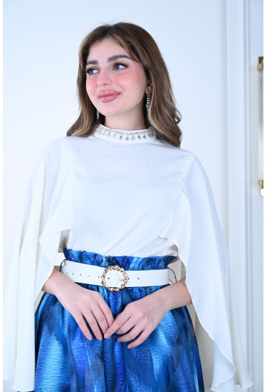 فستان ميدي بتصميم مميز ورائع