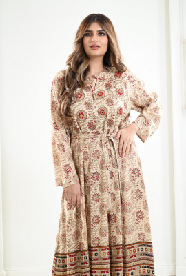 جلابية ملونة طويلة جلابية ملونة طويلة