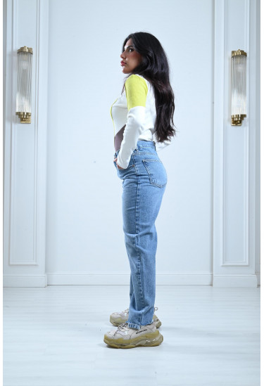 بنطلون جينز كلاسيكي بنطلون جينز كلاسيكي