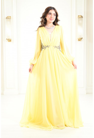 فستان سهرة شيفون 