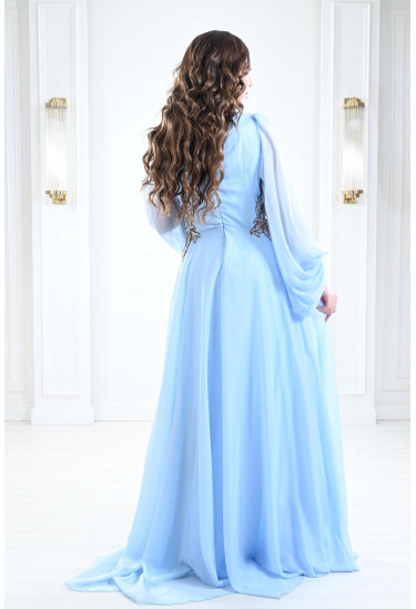 فستان سهرة شيفون 