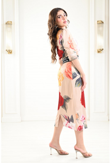 فساتين ميدي مطبوعة