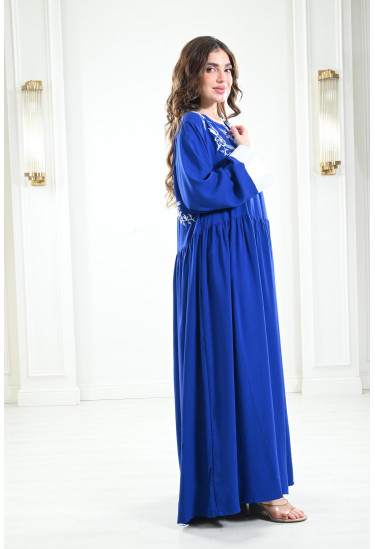 جلابية مزخرفة بأكمام طويلة جلابية مزخرفة بأكمام طويلة