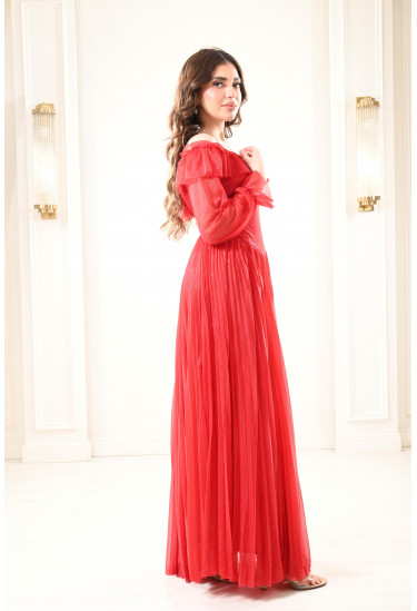 فستان تل سهرة أوف شولدر