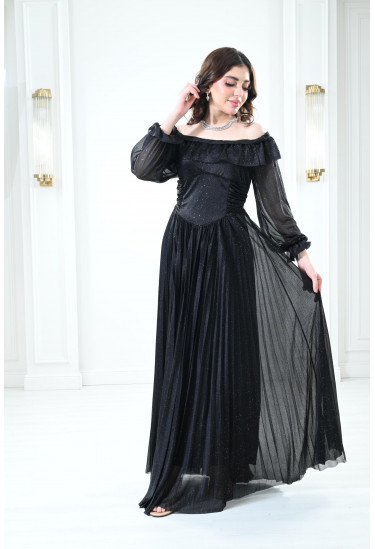 فستان تل سهرة أوف شولدر