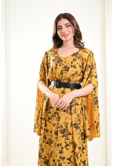 فستان ذو اكمام طويلة مفتوحة فستان ذو اكمام طويلة مفتوحة