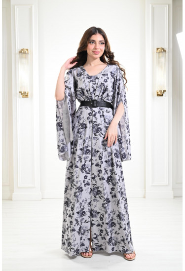 فستان ذو اكمام طويلة مفتوحة فستان ذو اكمام طويلة مفتوحة